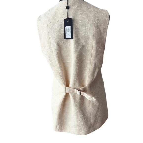 Rag & Bone Charlotte Tweed Vest | Italian Fabric | Size S | New with Tags $398 - Picture 9 of 11